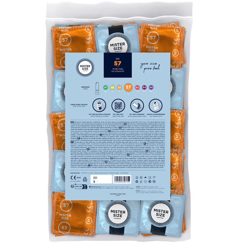 Condom Size L 57 Mm (100 Units) | Niks.fi verkkokauppa