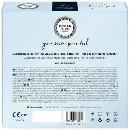 Condoms Size Xs 47 Mm (36 Units) | Niks.fi verkkokauppa