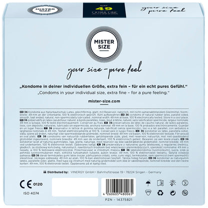Condom Size S 49 Mm (36 Units) | Niks.fi verkkokauppa