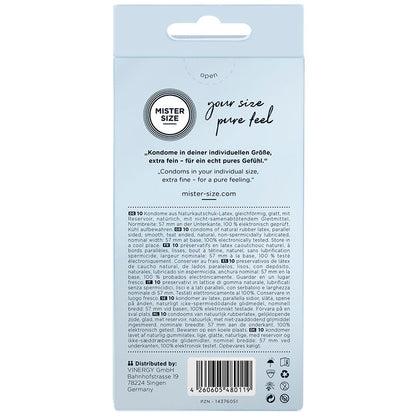 Condom Size L 57 Mm (10 Units) | Niks.fi verkkokauppa