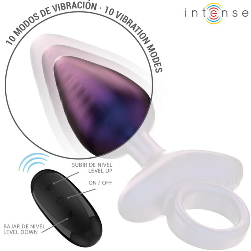 Intensemichael Vibrating Anal Plug Model 2 Remote Control | Niks.fi verkkokauppa