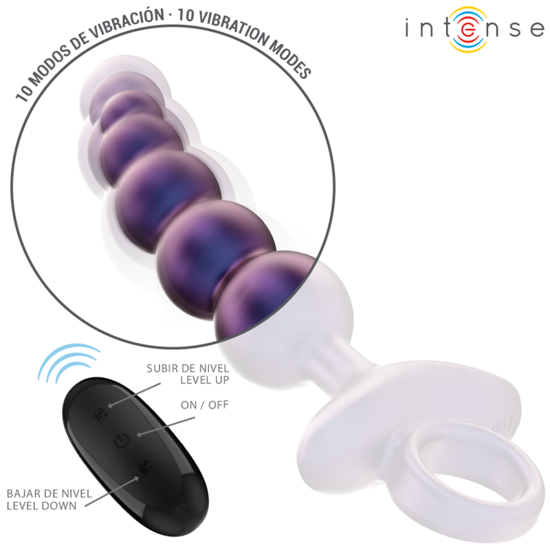 Intensetito Vibrating Anal Plug Model 3 Remote Control | Niks.fi verkkokauppa