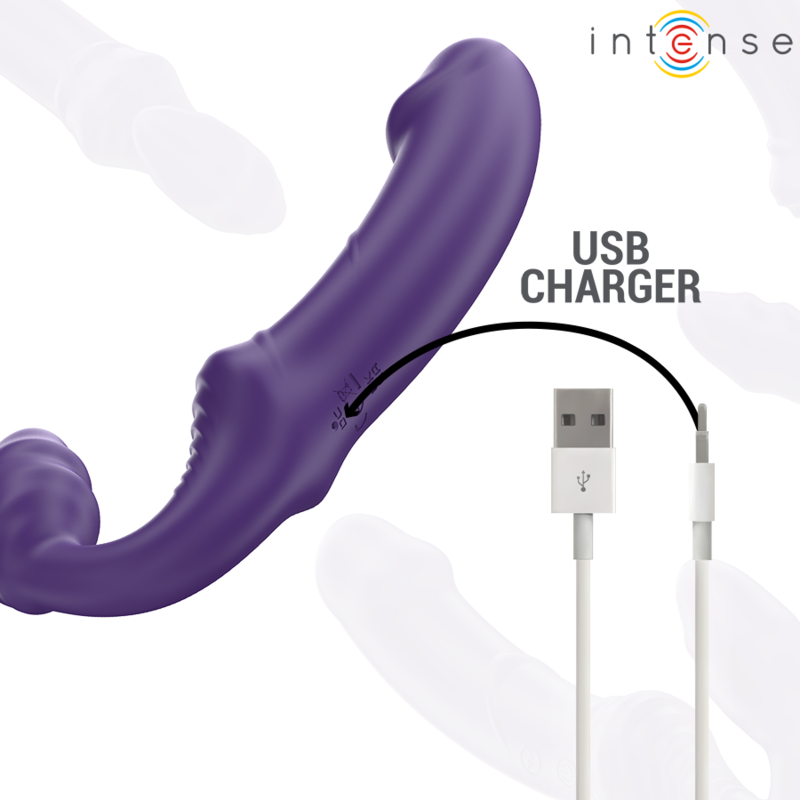 Intensejill Double Vibrator 20 Cm Purple Remote Control | Niks.fi verkkokauppa