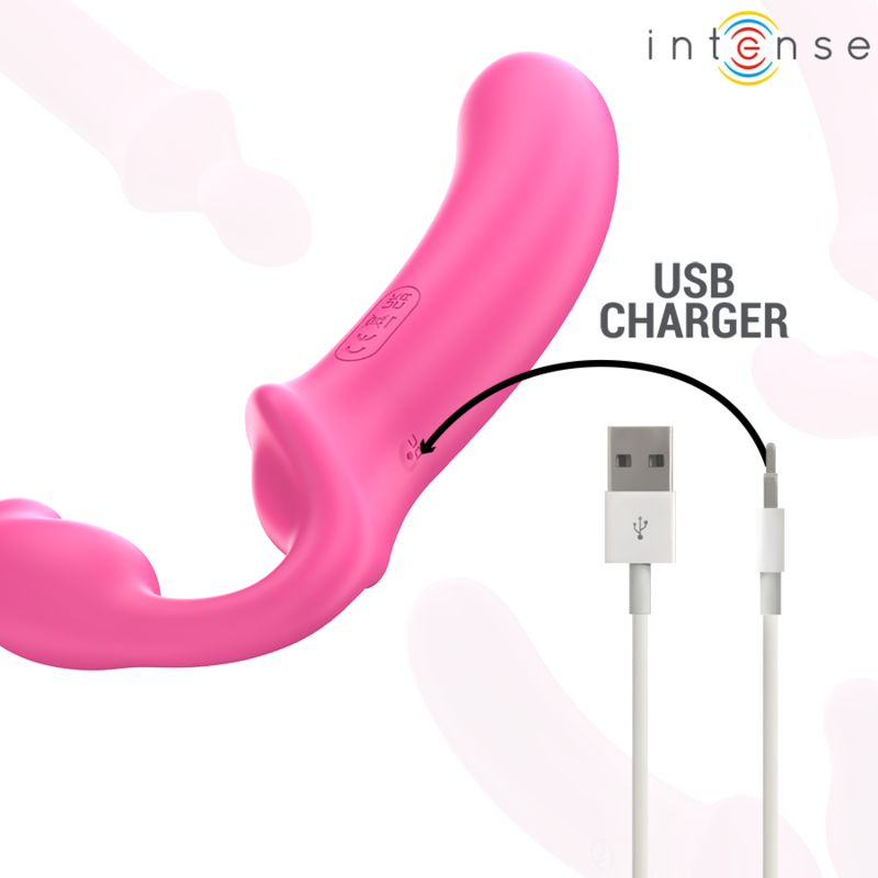 Intenseamy Double Vibrator 20 Cm Pink Remote Control | Niks.fi verkkokauppa