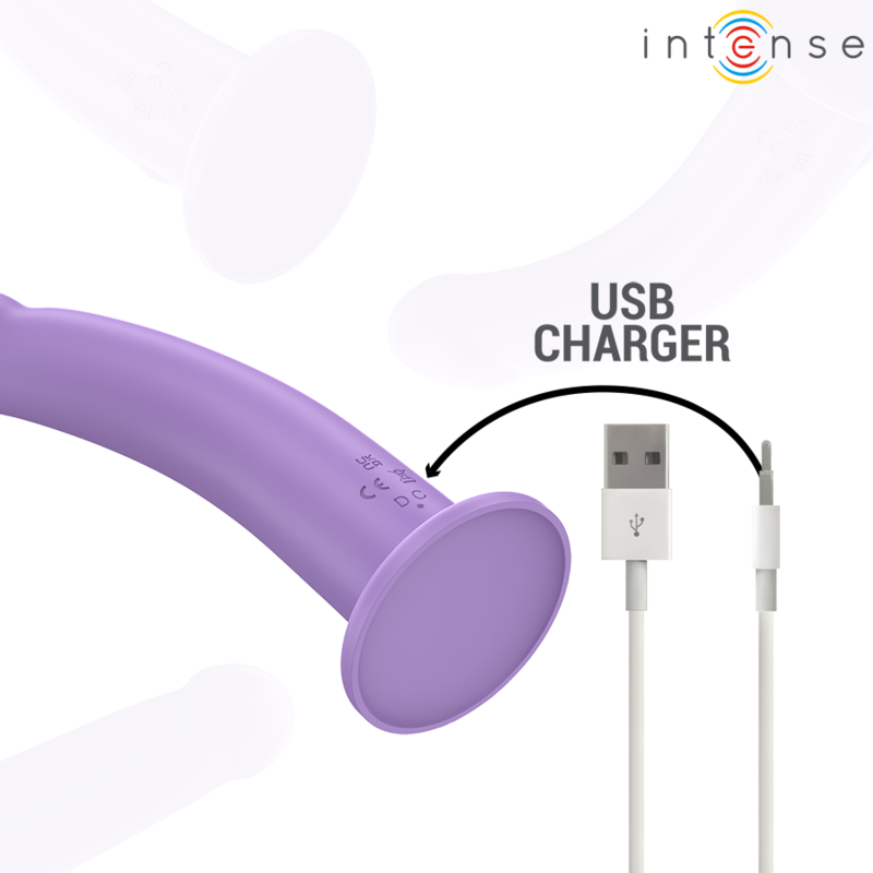 Intenseeddie Vibrator 17.5 Cm 10 Vibrations Purple Remote Control | Niks.fi verkkokauppa
