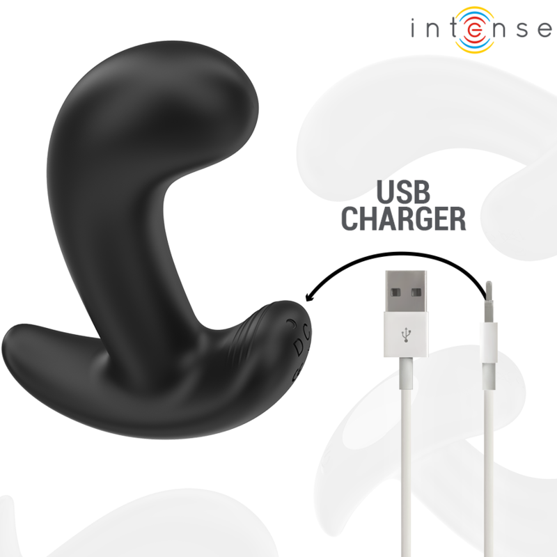 Intensechandler Anal Plug 10 Vibrations Black Remote Control | Niks.fi verkkokauppa