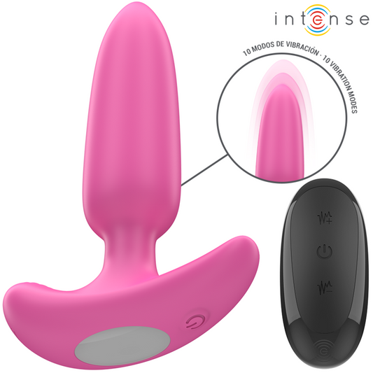 Intenseross Anal Plug 10 Vibrations Pink Remote Control | Niks.fi verkkokauppa