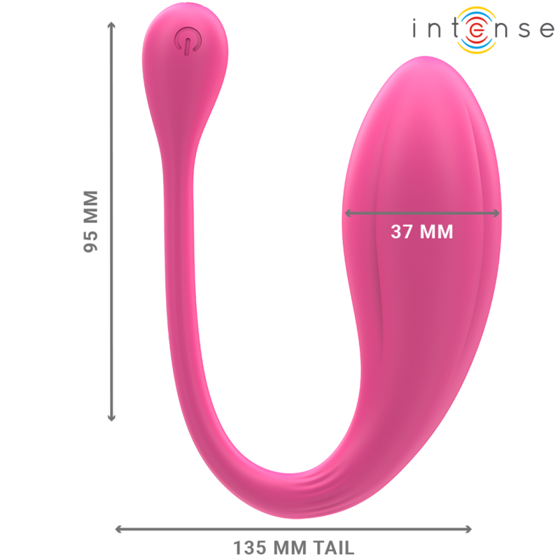Intensejanice U Vibrator Double Stimulation 10 Vibrations Pink Remote Control | Niks.fi verkkokauppa