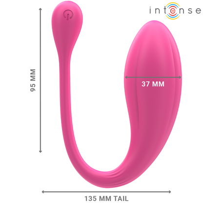 Intensejanice U Vibrator Double Stimulation 10 Vibrations Pink Remote Control | Niks.fi verkkokauppa