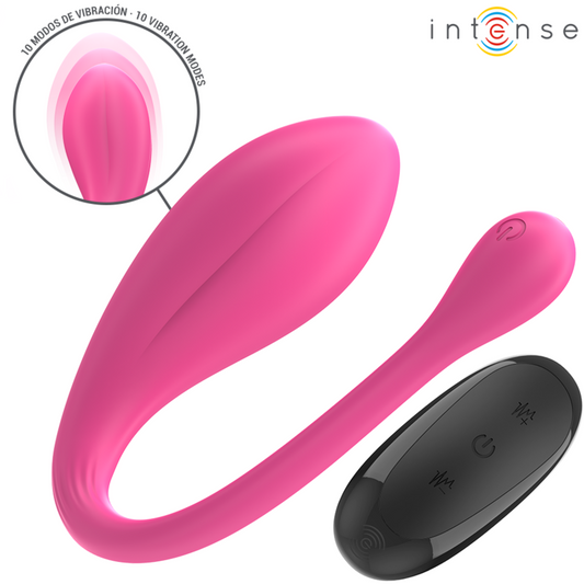 Intensejanice U Vibrator Double Stimulation 10 Vibrations Pink Remote Control | Niks.fi verkkokauppa
