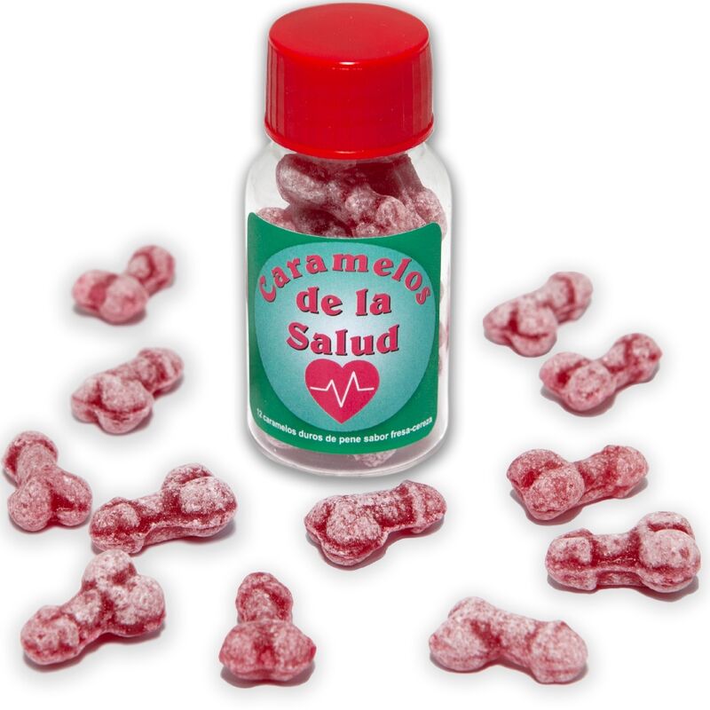 Diablo Picante12 Health Candies Penis Shape Strawberry/Cherry | Niks.fi verkkokauppa
