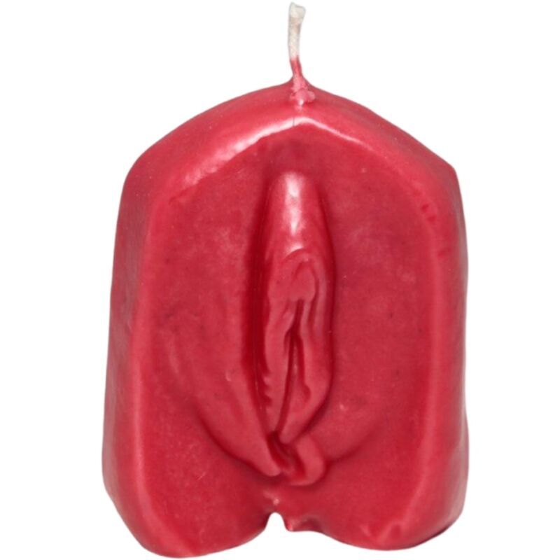 Diablo Picantevagina Shaped Candle Red | Niks.fi verkkokauppa
