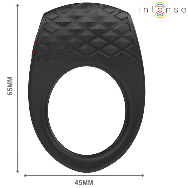 Intenseclover Vibrator Penis Ring 10 Vibrations Black | Niks.fi verkkokauppa