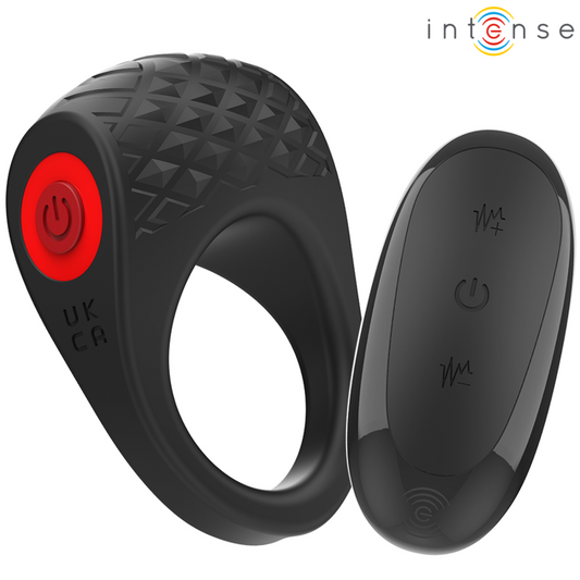 Intenseclover Vibrator Penis Ring 10 Vibrations Black | Niks.fi verkkokauppa