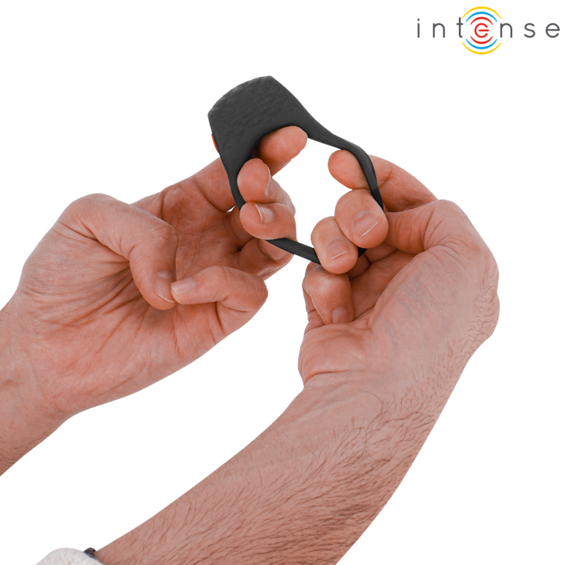Intenseclover Vibrator Penis Ring 10 Vibrations Black | Niks.fi verkkokauppa