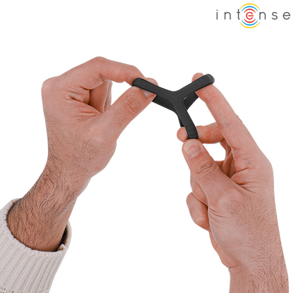 Intensecarson Double Silicone Penis Ring Black Model 4 | Niks.fi verkkokauppa