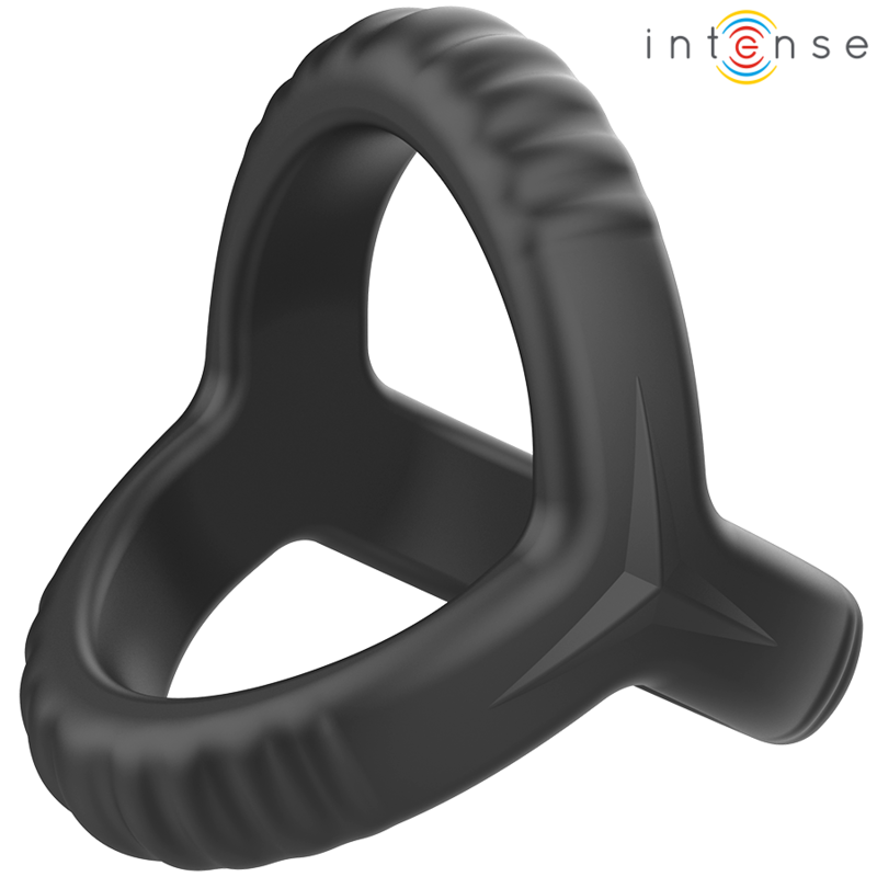 Intensecarson Double Silicone Penis Ring Black Model 4 | Niks.fi verkkokauppa