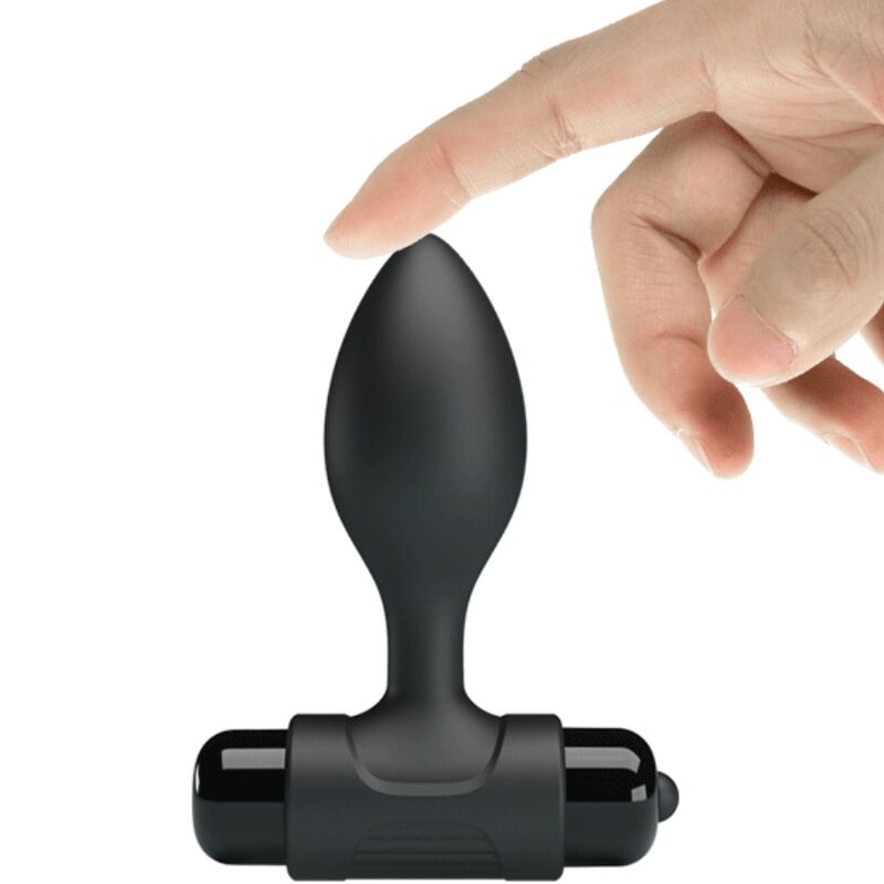 Vibra Butt 10 Vibrations Anal Plug Black | Niks.fi verkkokauppa