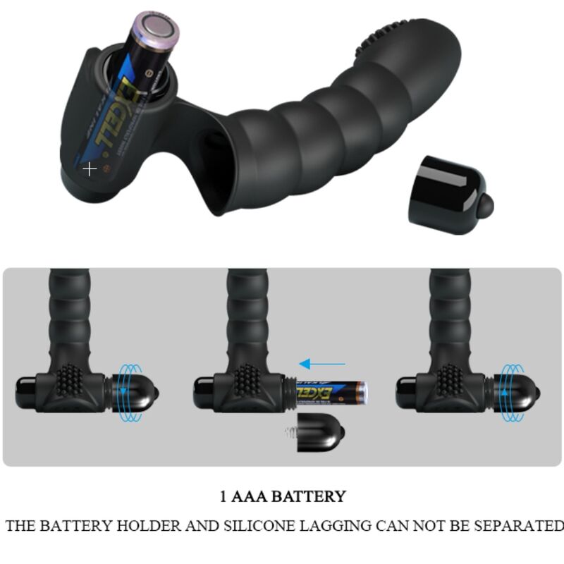 Alexander Finger Vibrator 10 Vibrations Black | Niks.fi verkkokauppa