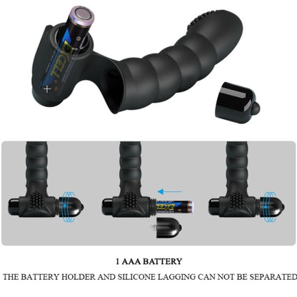 Alexander Finger Vibrator 10 Vibrations Black | Niks.fi verkkokauppa