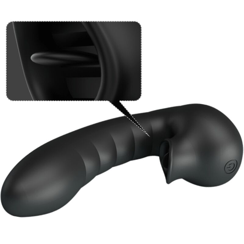 Hobgoblin Vibrating Finger Case 12 Vibrations + Clitoris Stimulator Black | Niks.fi verkkokauppa