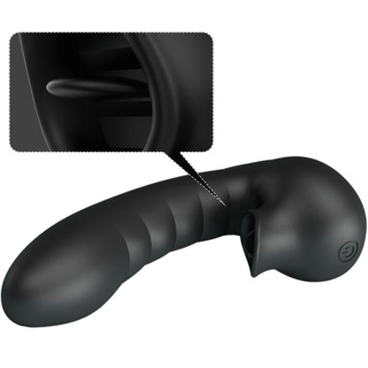 Hobgoblin Vibrating Finger Case 12 Vibrations + Clitoris Stimulator Black | Niks.fi verkkokauppa