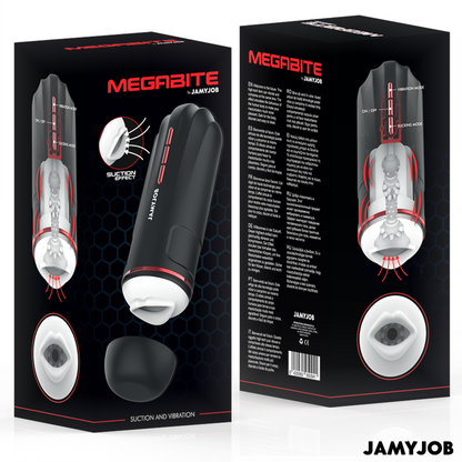 Megabite Automatic Mouth Masturbator 5 Modes Stimulating Waves And Vibration | Niks.fi verkkokauppa