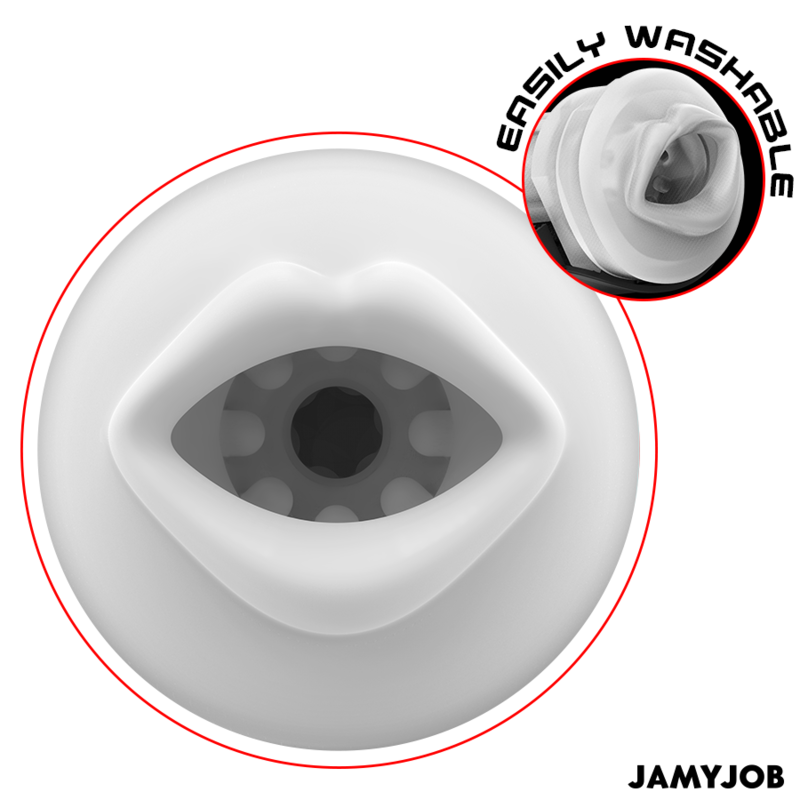 Megabite Automatic Mouth Masturbator 5 Modes Stimulating Waves And Vibration | Niks.fi verkkokauppa