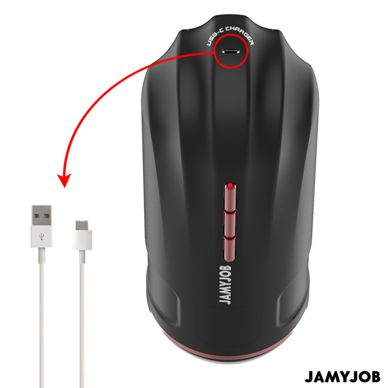 Megabite Automatic Mouth Masturbator 5 Modes Stimulating Waves And Vibration | Niks.fi verkkokauppa