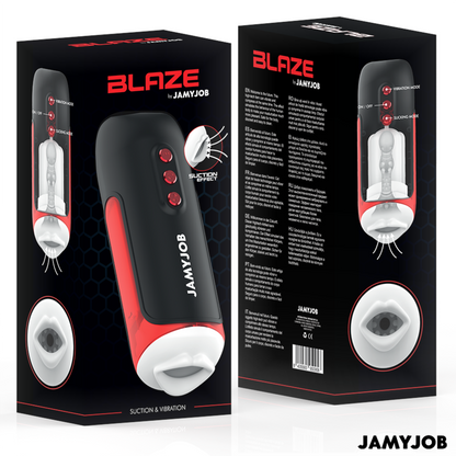 Blaze Automatic Mouth Masturbator 5 Modes Stimulating Waves And Vibration | Niks.fi verkkokauppa