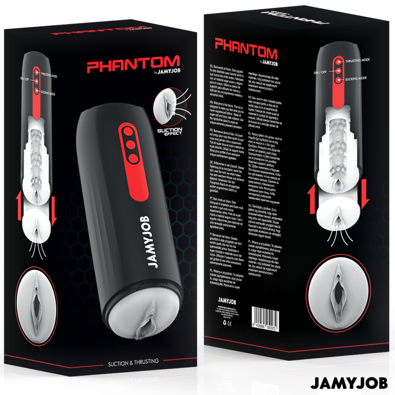 Phantom Automatic Vagina Masturbator 5 Modes Stimulating Waves And Thrust | Niks.fi verkkokauppa