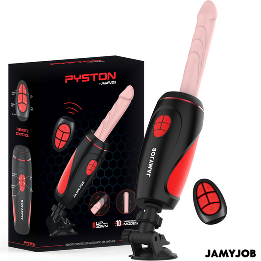 Pyston Base Automatic Masturbator With Remote Control Dildo | Niks.fi verkkokauppa