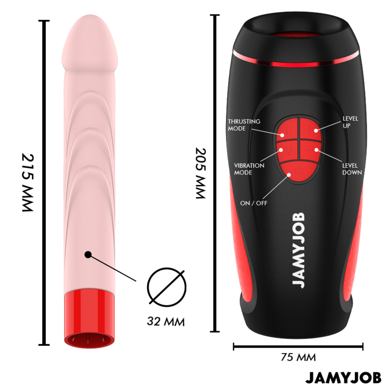Pyston Base Automatic Masturbator With Remote Control Dildo | Niks.fi verkkokauppa