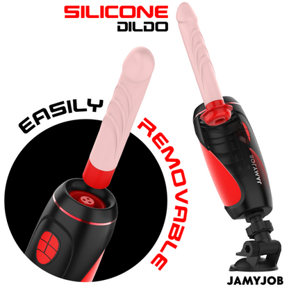 Pyston Base Automatic Masturbator With Remote Control Dildo | Niks.fi verkkokauppa