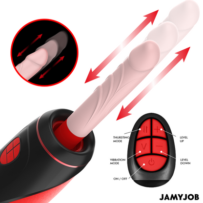Pyston Base Automatic Masturbator With Remote Control Dildo | Niks.fi verkkokauppa