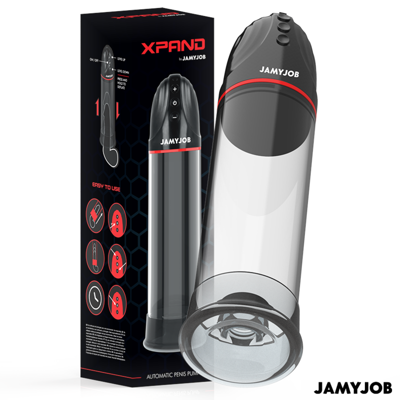 Xpand Automatic Pump 3 Levels Of Stimulating Waves Grey | Niks.fi verkkokauppa