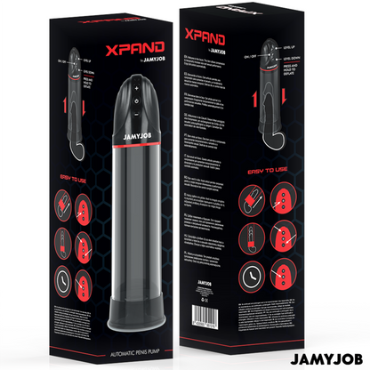 Xpand Automatic Pump 3 Levels Of Stimulating Waves Grey | Niks.fi verkkokauppa