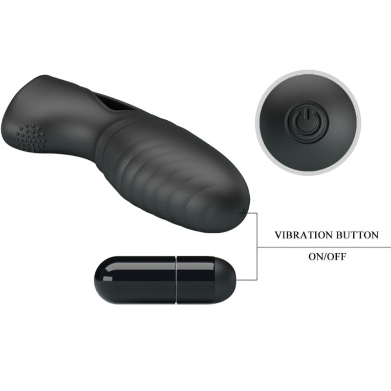 Alan Silicone Finger Vibrator Black | Niks.fi verkkokauppa