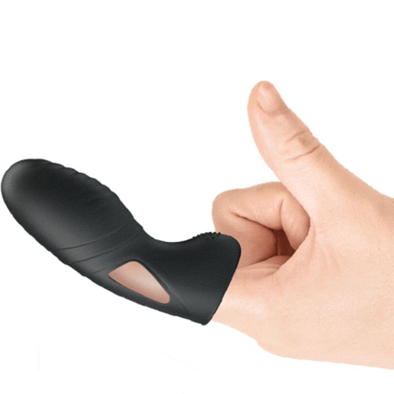 Alan Silicone Finger Vibrator Black | Niks.fi verkkokauppa