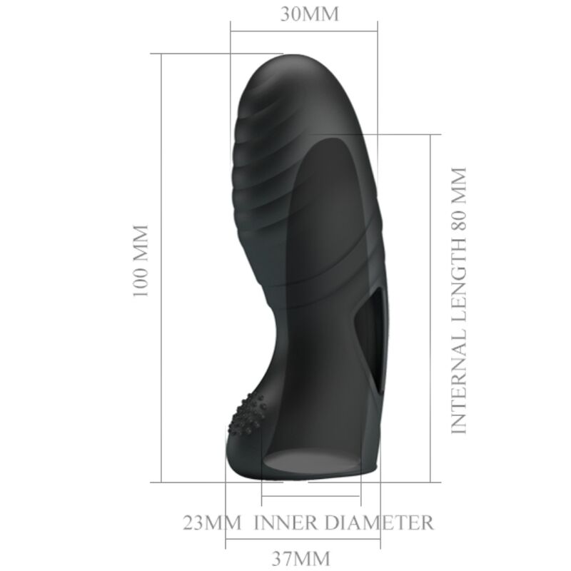 Alan Silicone Finger Vibrator Black | Niks.fi verkkokauppa