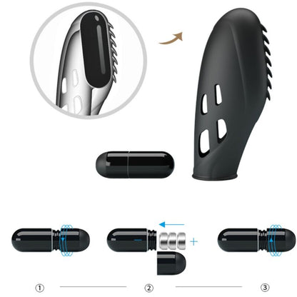 Gilo Silicone Finger Vibrator Black | Niks.fi verkkokauppa