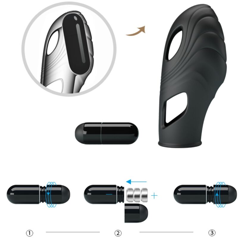 Lich Silicone Finger Vibrator Black | Niks.fi verkkokauppa