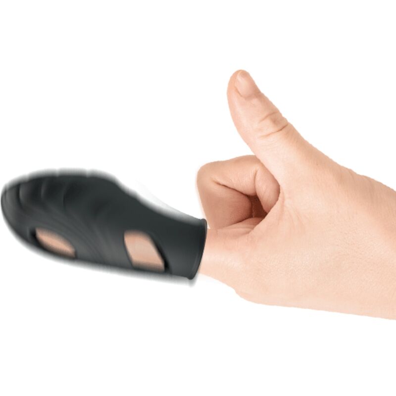 Lich Silicone Finger Vibrator Black | Niks.fi verkkokauppa