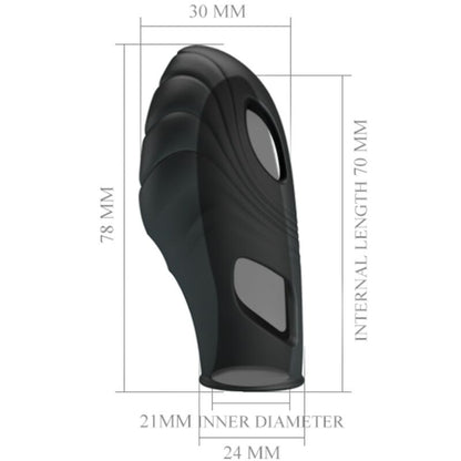 Lich Silicone Finger Vibrator Black | Niks.fi verkkokauppa