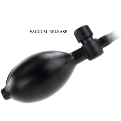 Inflatable Anal Plug Black | Niks.fi verkkokauppa