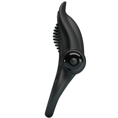 Double Vibrating Ring + Clitoris Stimulator 10 Vibrations Black | Niks.fi verkkokauppa