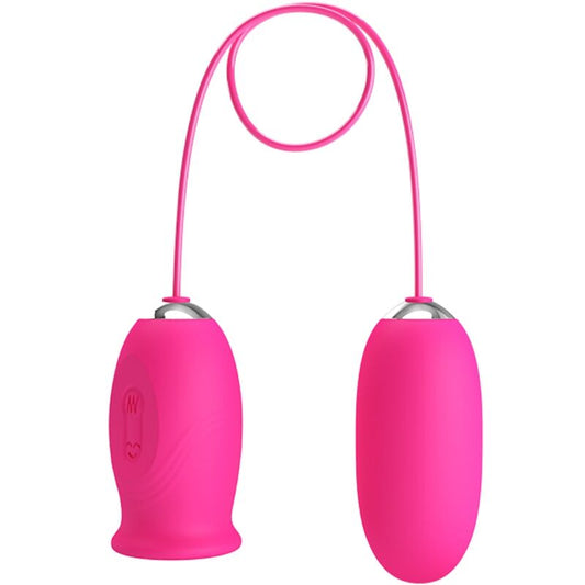 Daisy Vibrating Egg + Clitoris Stimulating Tongue Pink | Niks.fi verkkokauppa