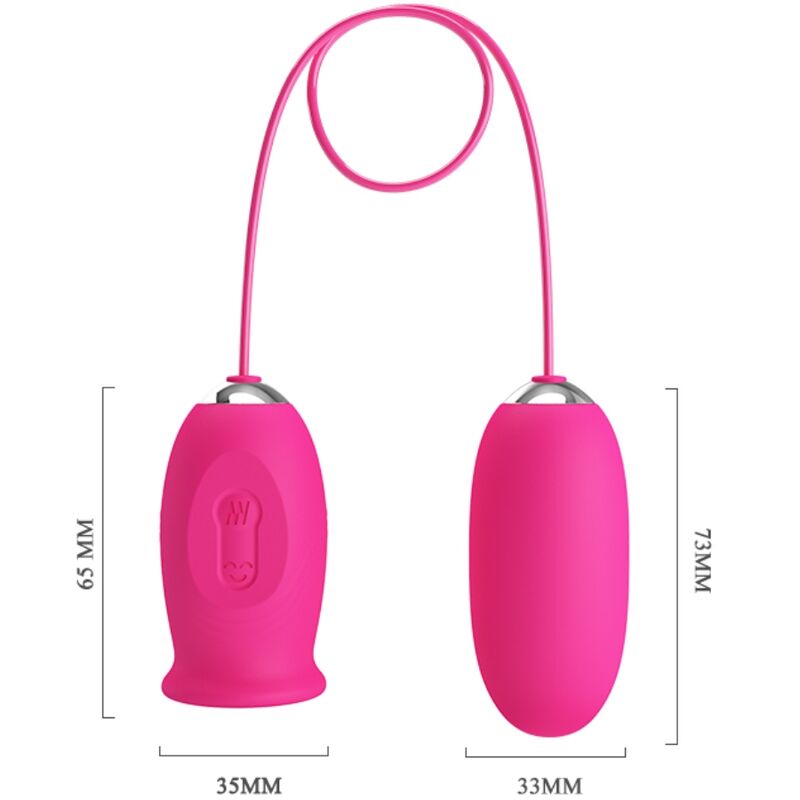 Daisy Vibrating Egg + Clitoris Stimulating Tongue Pink | Niks.fi verkkokauppa