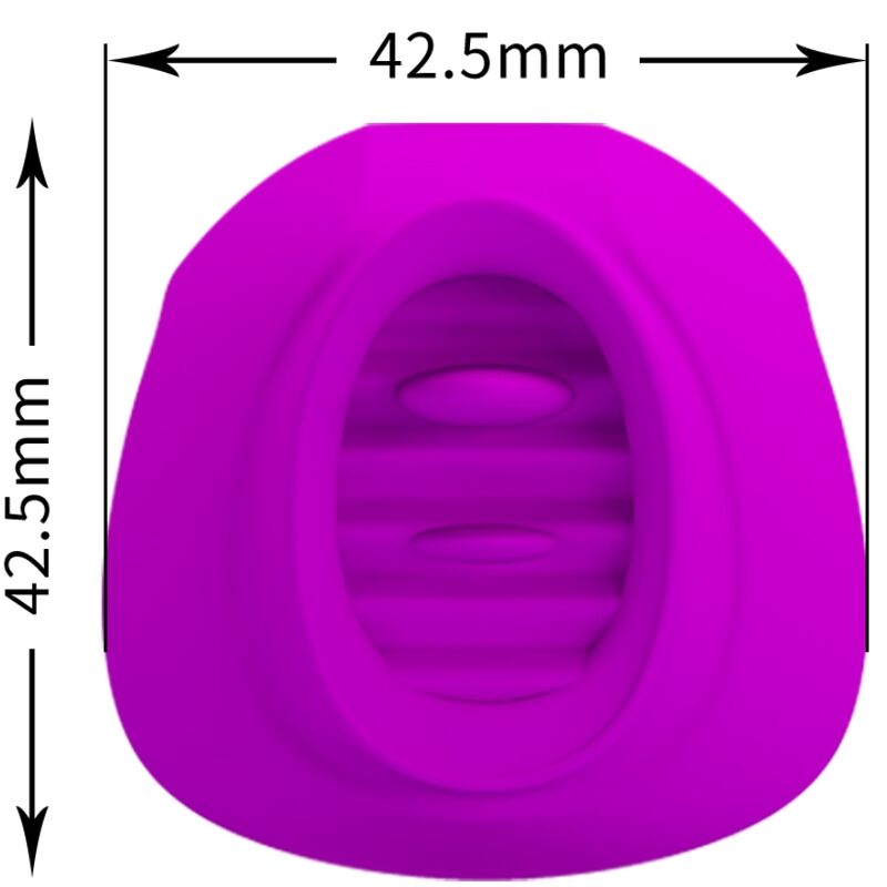 Estelle Tongue Clitoris Stimulator 12 Vibrations Purple | Niks.fi verkkokauppa