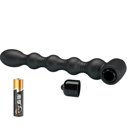 Lynn Silicone Anal Plug 10 Vibrations Black | Niks.fi verkkokauppa